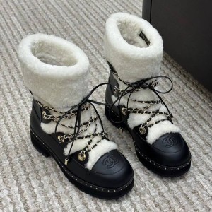 Зимние ботинки Chanel F2155