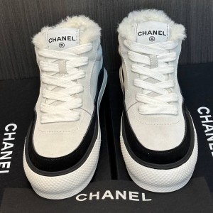 Зимние кеды Chanel F2522
